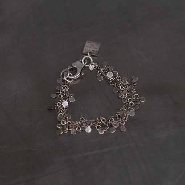 GOTI disc bracelet 925 silver handmade in Italy GT-BR1297-0